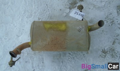 Задняя часть глушителя от Peugeot 407 2004-2011 - купить Оренбурге