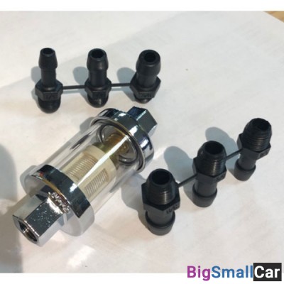 Топливный фильтр PW хром 1/4 Диаметр  62-120 - купить Оренбурге