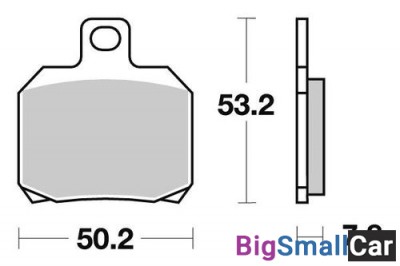 Тормозные колодки, задние Sinter / SBS 730LS - купить Оренбурге