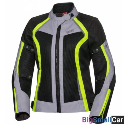 Куртка текстиль жен. IXS SportDamen Andora-Air blk/gr/yel DS X51046-395-DS - купить Оренбурге