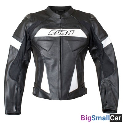 Куртка кожа RUSH Cyborg blk/white L 31-04525 - купить Оренбурге