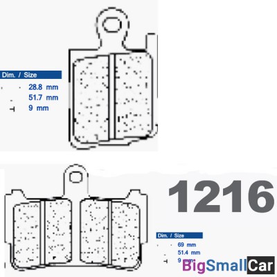 Тормозные колодки CL 1216XBK5 - купить Оренбурге