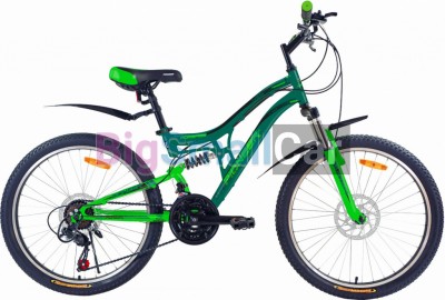 Дорожные велосипеды PIONEER FORSAGE 24/14 darkgreen-green-black - купить Оренбурге
