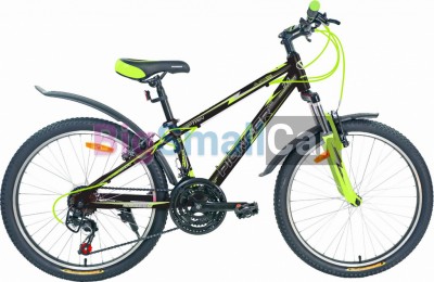 Горные велосипеды PIONEER CAPTAIN 24/12 black-lemon-silver - купить Оренбурге