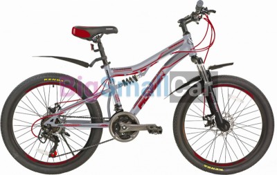Дорожные велосипеды PIONEER COMANDOR 24/14 gray-black-red - купить Оренбурге