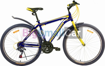 Дорожные велосипеды PIONEER TOWN 27,5/17 darkblue-yellow-white - купить Оренбурге