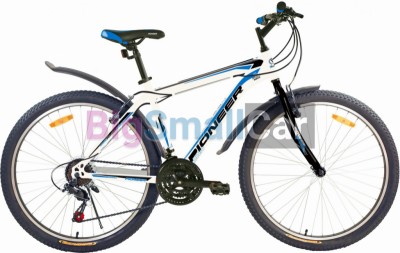 Дорожные велосипеды PIONEER TOWN 27,5/20 white-black-blue - купить Оренбурге