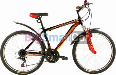 Горные велосипеды PIONEER COWBOY 26/16 black-red-yellow - купить Оренбурге