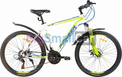 Горные велосипеды PIONEER PULSE 26/16 white-green-blue - купить Оренбурге
