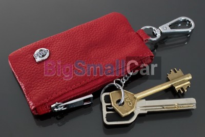Чехол Для Ключей Volvo Универсальный, Кожаный С Металическим Значком, Красный bgt1087 - купить Оренбурге