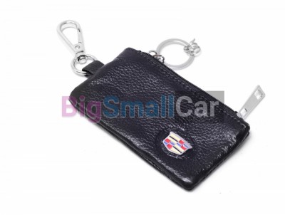 Чехол Для Ключей Cadillac Универсальный, Кожаный, С Металлическим Значком, Черный bgt1091 - купить Оренбурге